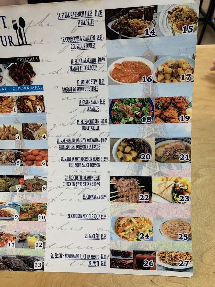 Restaurant Le Carrefour - West Valley City, UT menu_pic