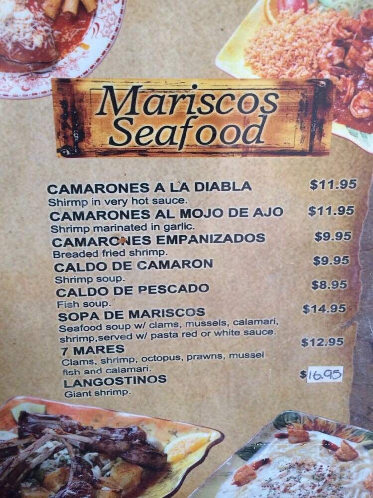 Los Langostinos Restaurant - Chicago, IL menu_pic