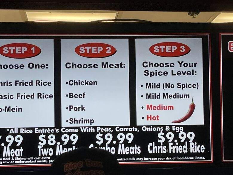 Rice Box Express - Garland, TX menu_pic