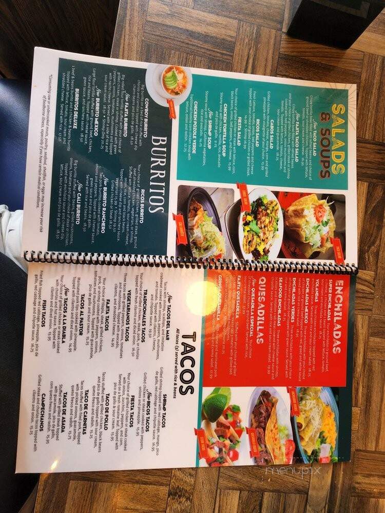 Rico's Tacos & Tequilas - Strongsville, OH menu_pic