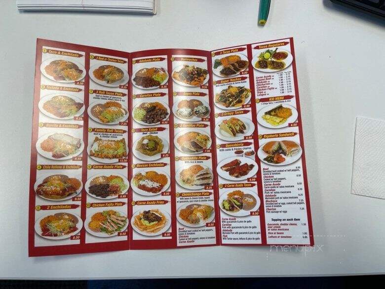 Rigoberto's Taco Shop - Dallas, TX menu_pic