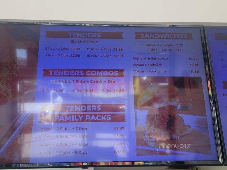 Riley's Wing Factory - Yorba Linda, CA menu_pic