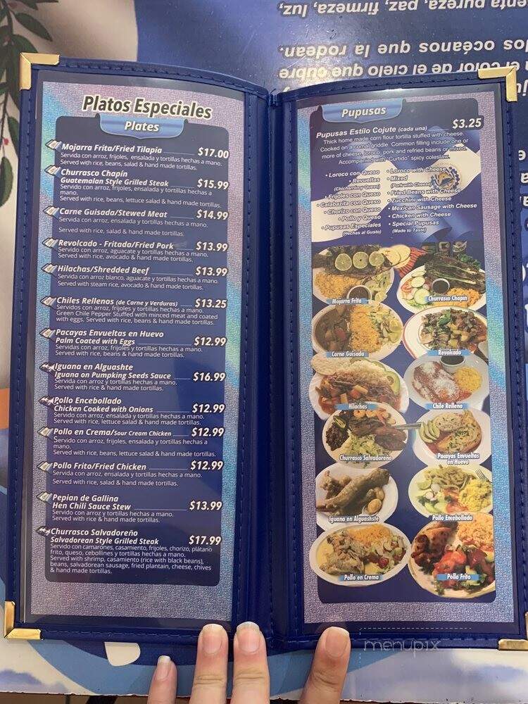 Rinconcito Chapin - Oakland, CA menu_pic
