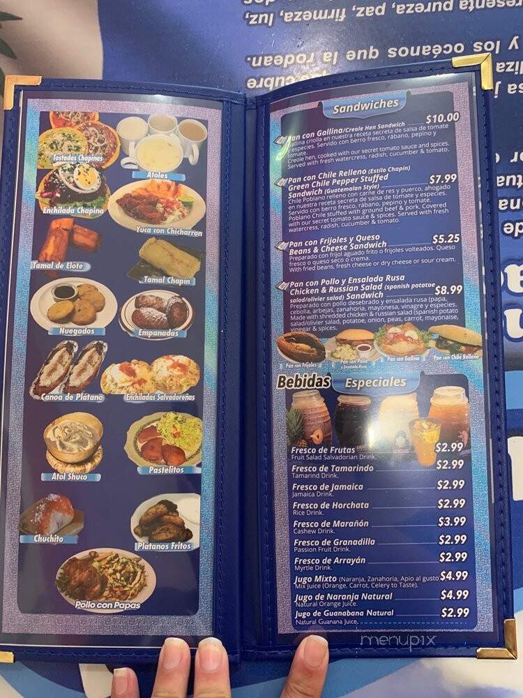 Rinconcito Chapin - Oakland, CA menu_pic
