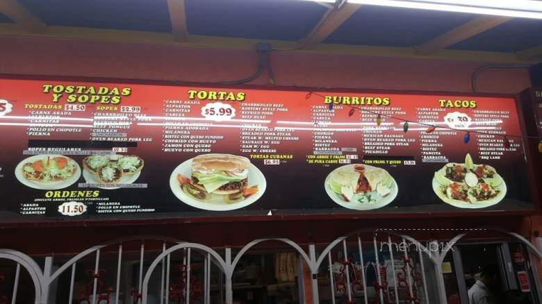 Rincon Taurino - La Puente, CA menu_pic