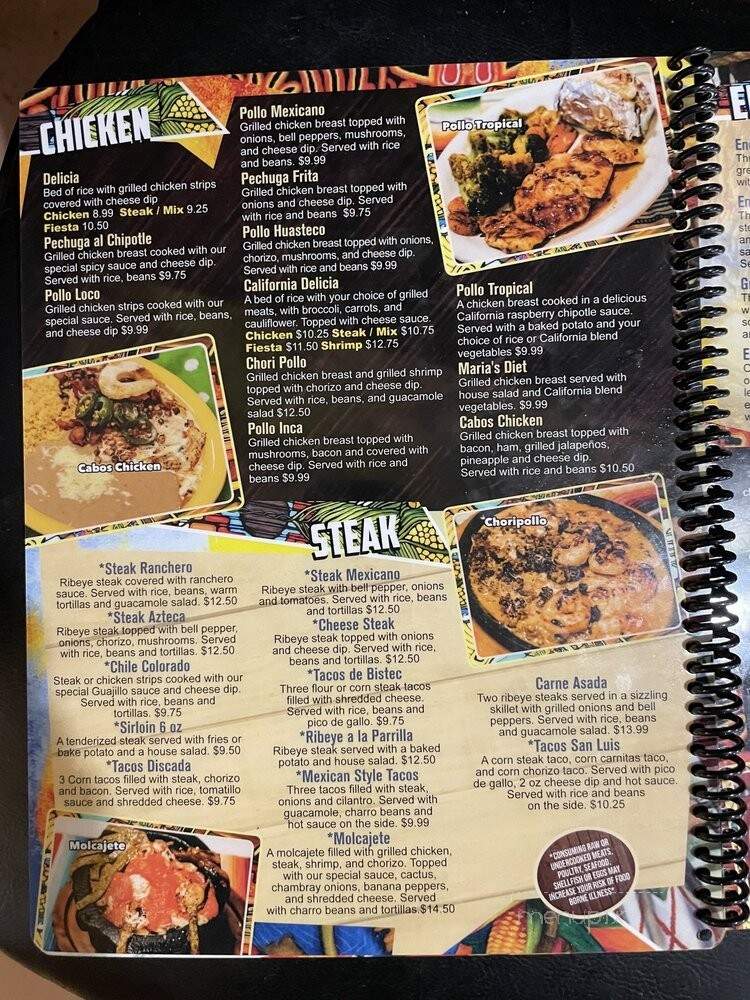 Rio Grande - Linden, TN menu_pic