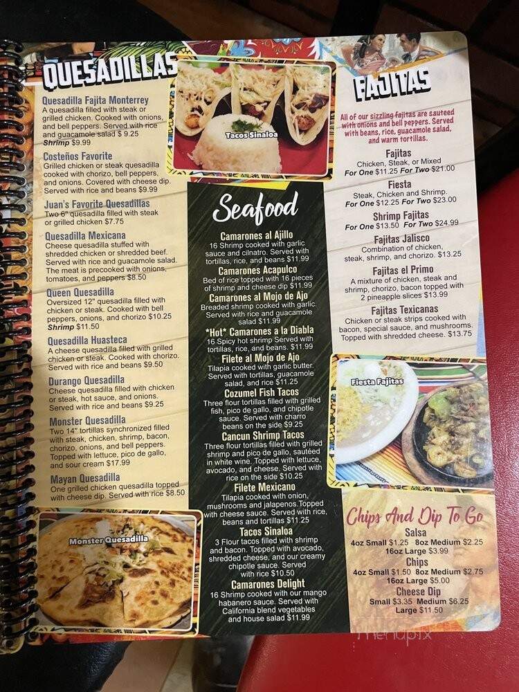 Rio Grande - Linden, TN menu_pic