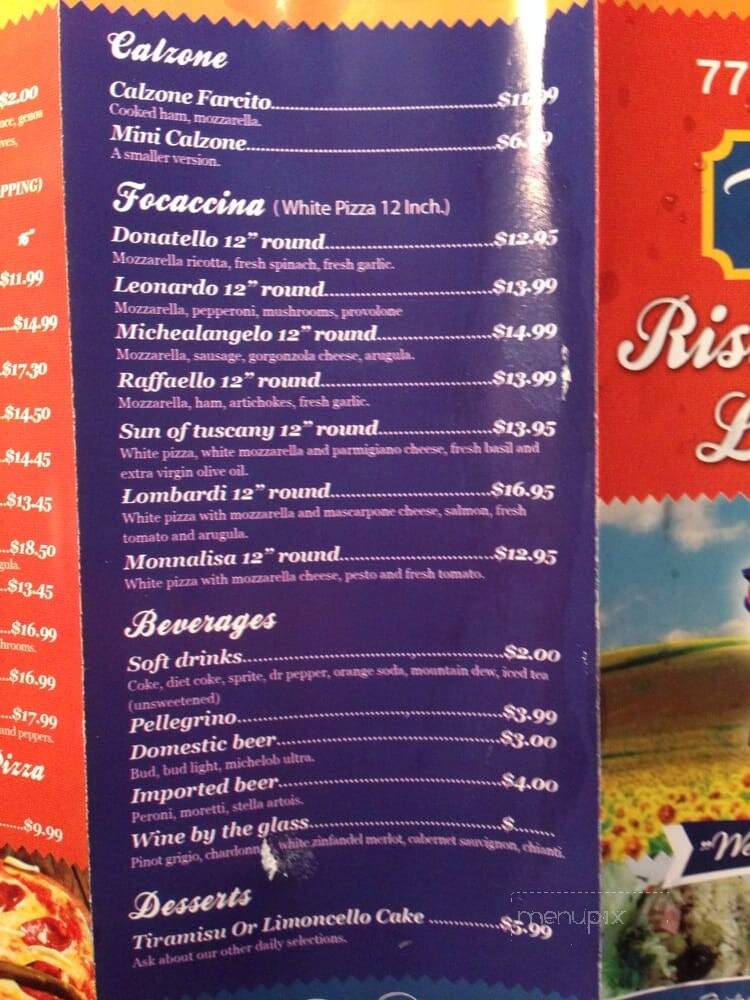 Ristorante Lombardi - Sun of Tuscany - Port St Lucie, FL menu_pic
