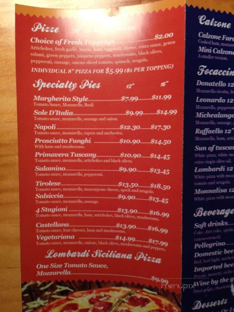 Ristorante Lombardi - Sun of Tuscany - Port St Lucie, FL menu_pic
