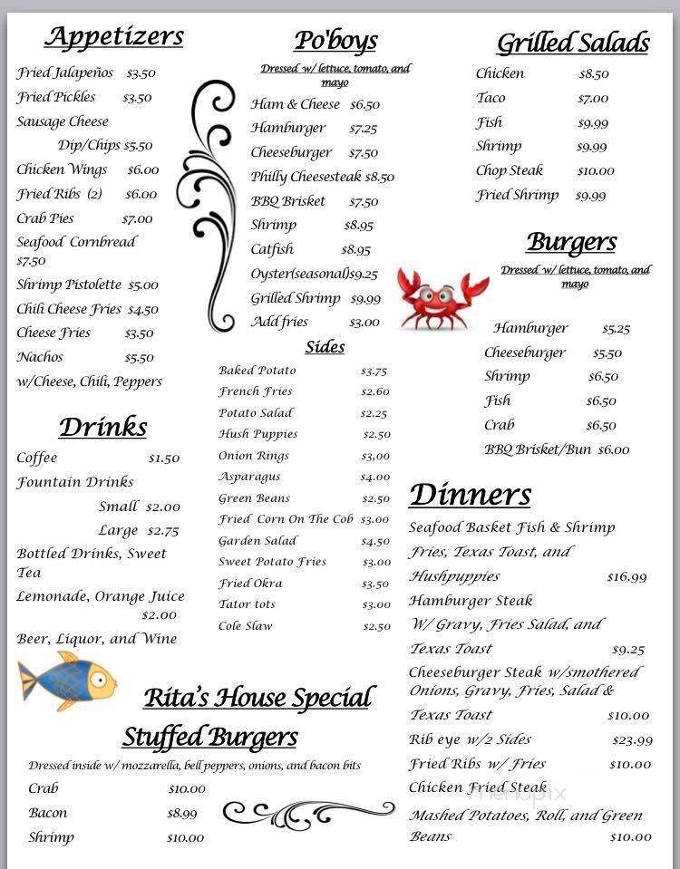 Harbor Lights Seafood - Lake Charles, LA menu_pic