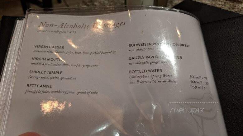 River's Edge The - - Harrison Mills, BC menu_pic