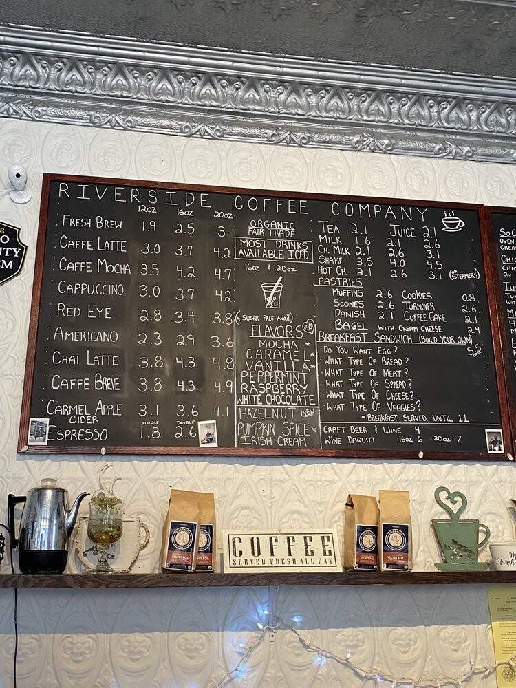 Riverside Coffee Company - Berlin, WI menu_pic
