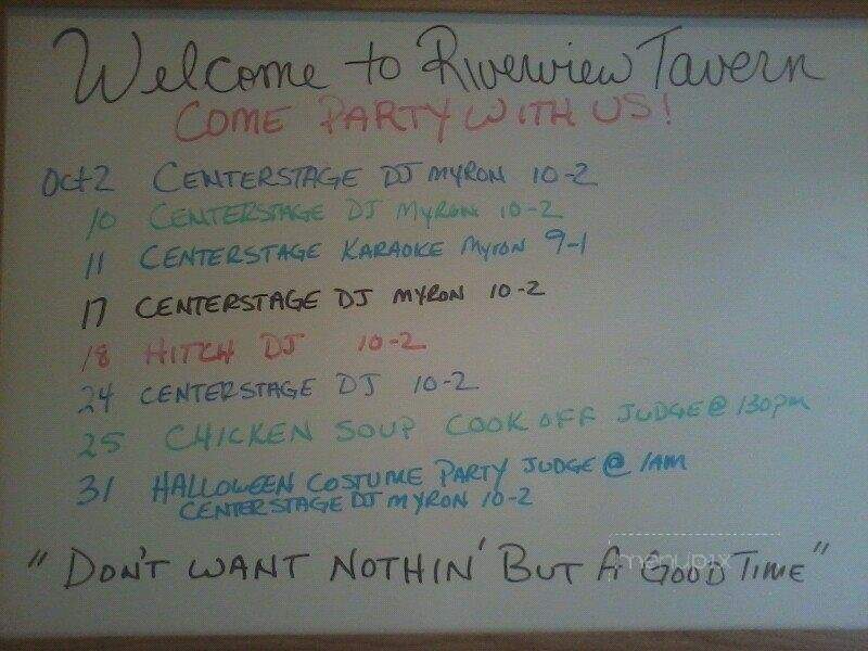 Riverview Tap - Decatur, IN menu_pic