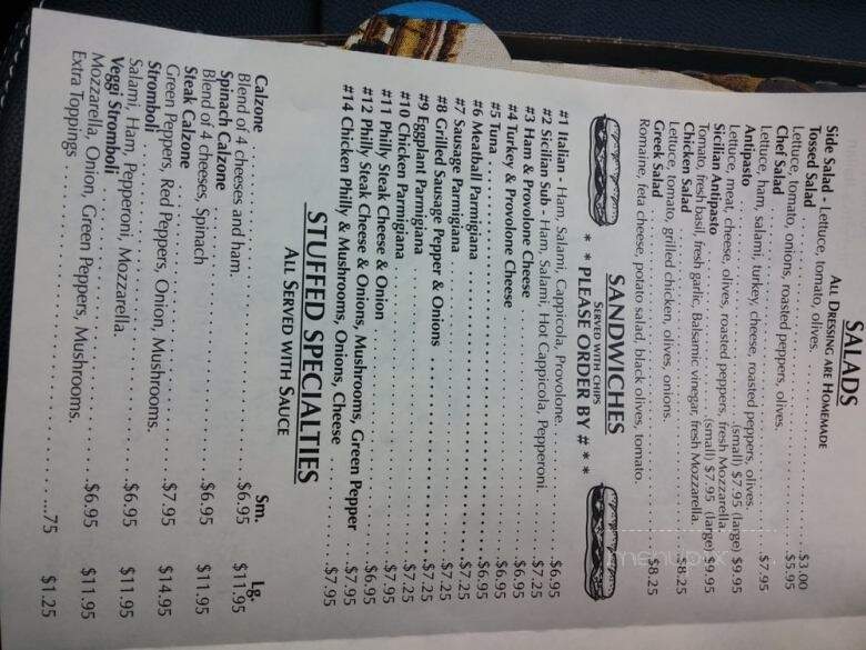 Rizzotto's LaForza Pizzeria - Largo, FL menu_pic