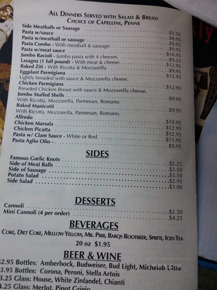 Rizzotto's LaForza Pizzeria - Largo, FL menu_pic