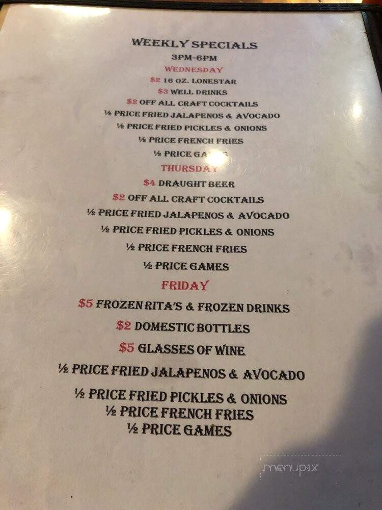 Roadrunners Kitchen & Spirits - Dripping Springs, TX menu_pic
