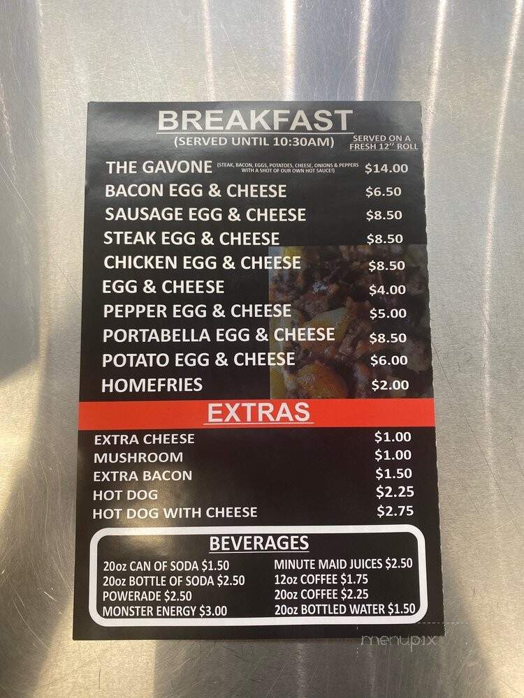 Rocco's Italian Sausage & Chesse Steaks - Philadelphia, PA menu_pic