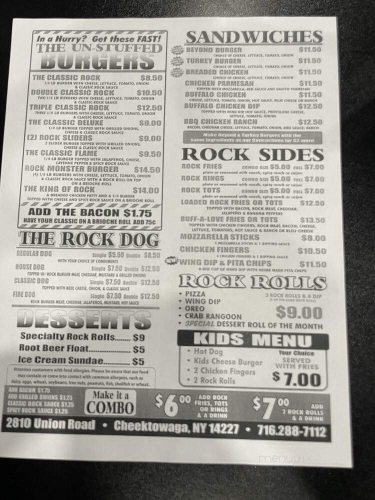 Rock Burger - Buffalo, NY