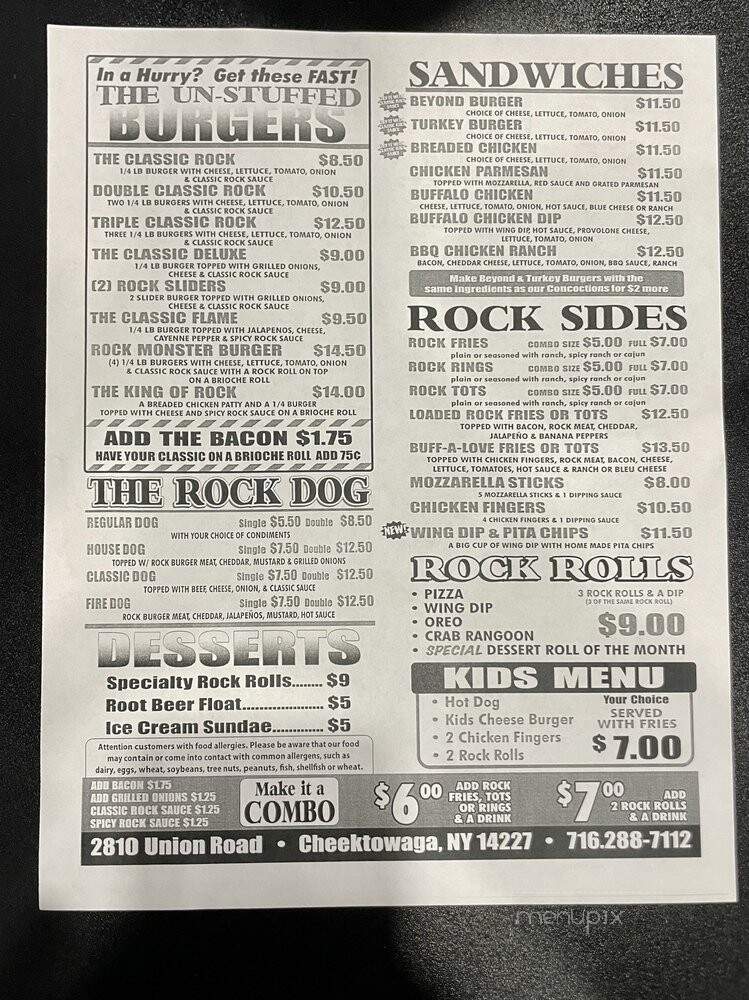 Rock Burger - Buffalo, NY