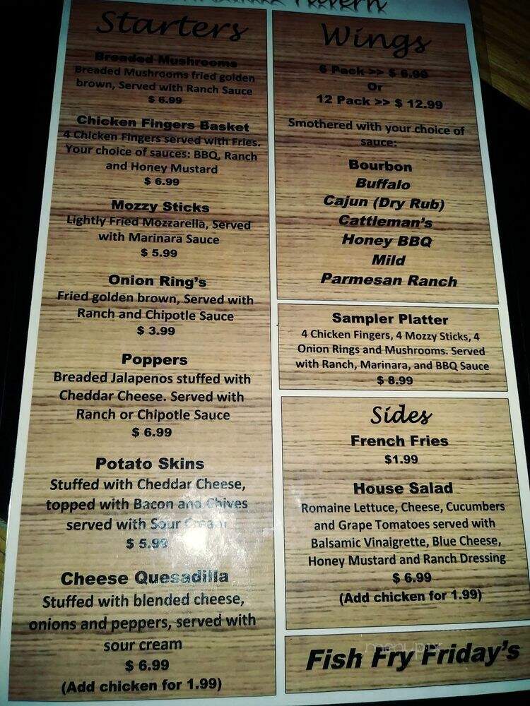 Rockside Tavern Bar & Grill - Cleveland, OH menu_pic