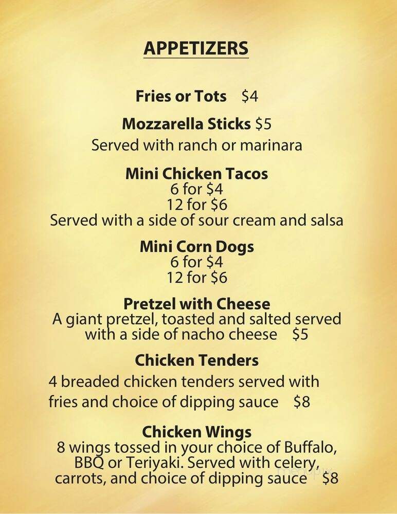 Rockwood Lounge - Portland, OR menu_pic