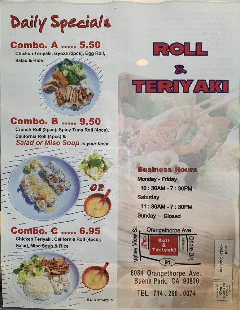 Roll & Teriyaki - Buena Park, CA