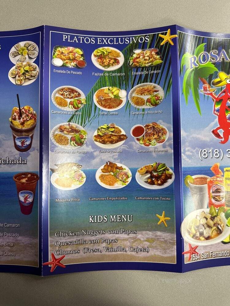 Rosito Fish Market Deli - San Fernando, CA menu_pic