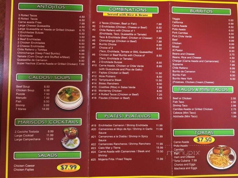 Rosa's Kitchen - Vista, CA menu_pic