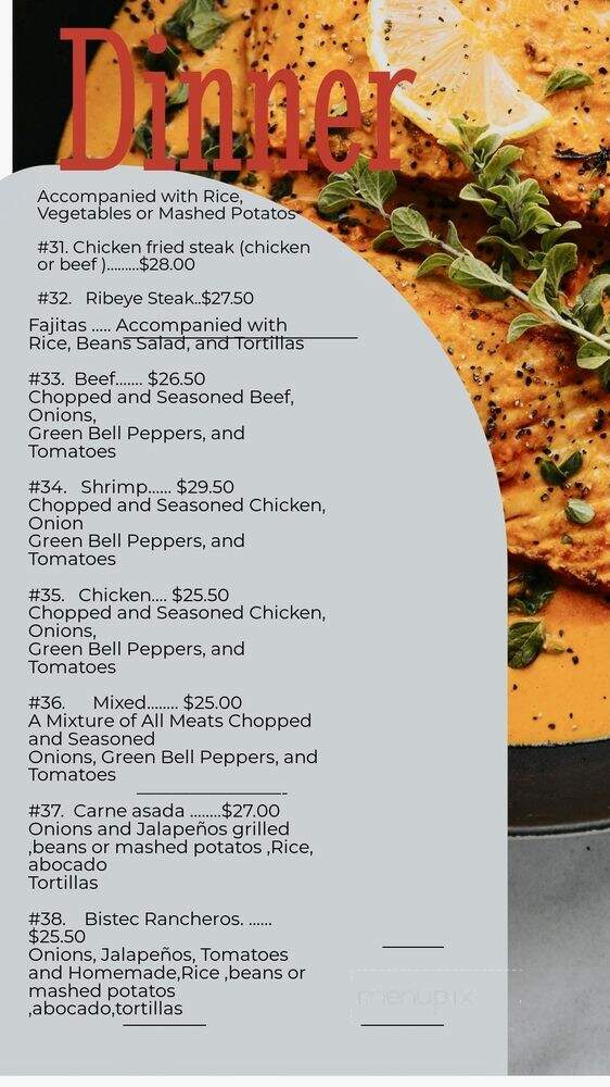 Rose Garden Cafe - Independence, CA menu_pic