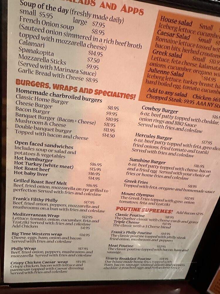 Rosemary & Thyme - Toronto, ON menu_pic