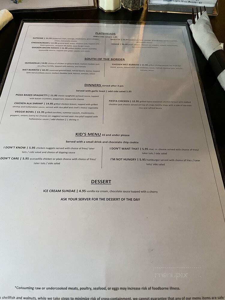 Royal Grille - Canadian Lakes, MI menu_pic