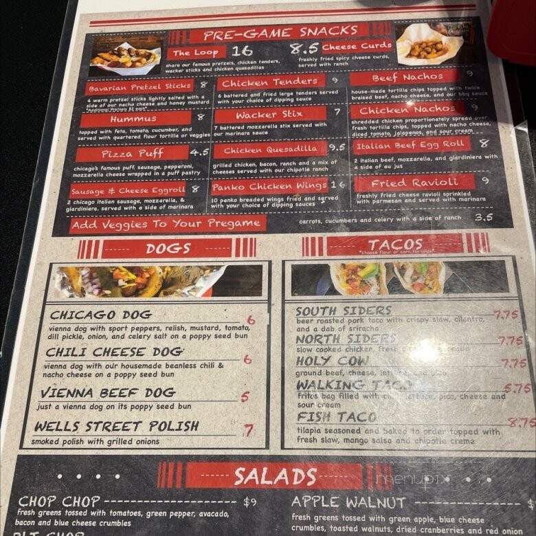 Rush Off Main - Brownsburg, IN menu_pic