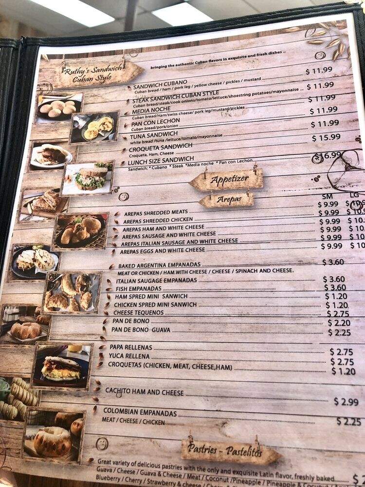 Ruthy's Bakery - Davie, FL menu_pic