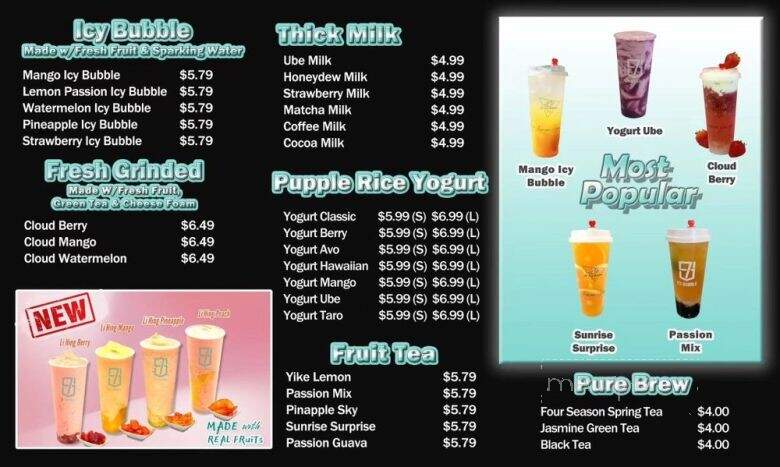 S7 Icy Bubble - Chino, CA menu_pic