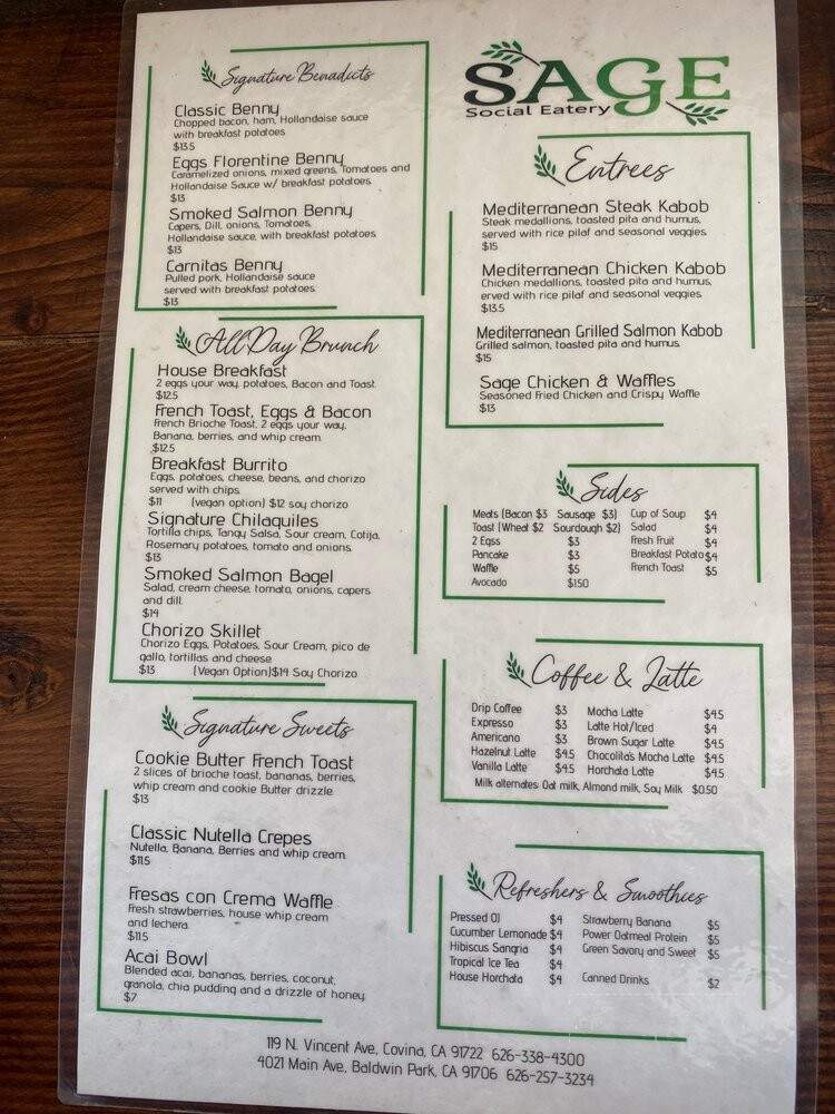 Sage Social Eatery Express - Baldwin Park, CA