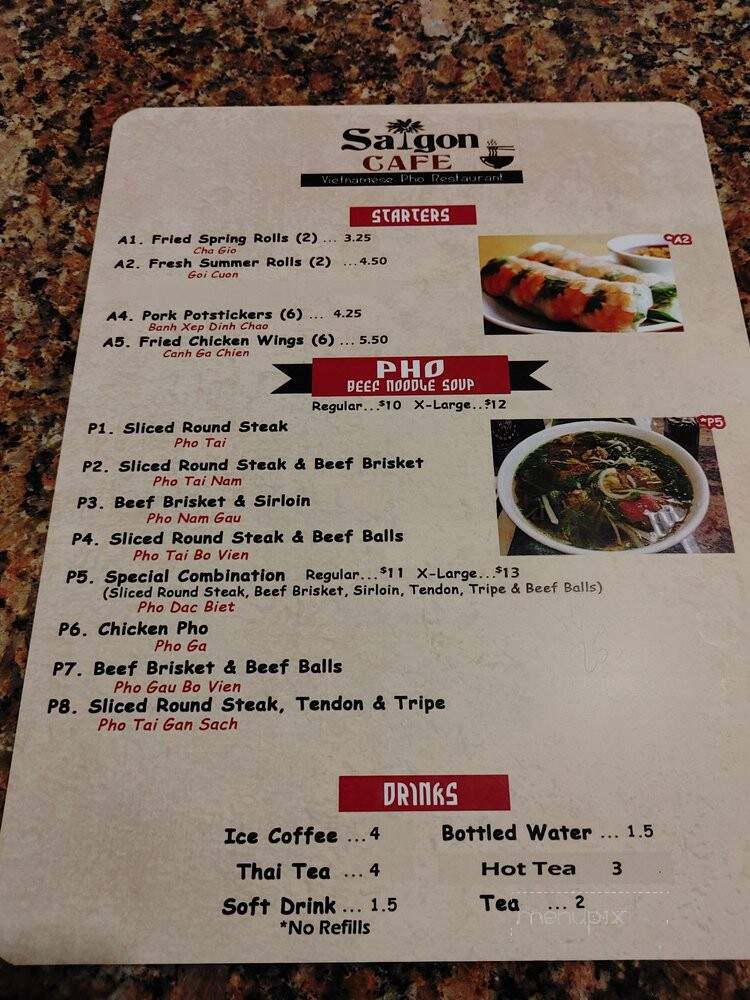 Saigon Cafe of Myrtle Beach - Myrtle Beach, SC menu_pic
