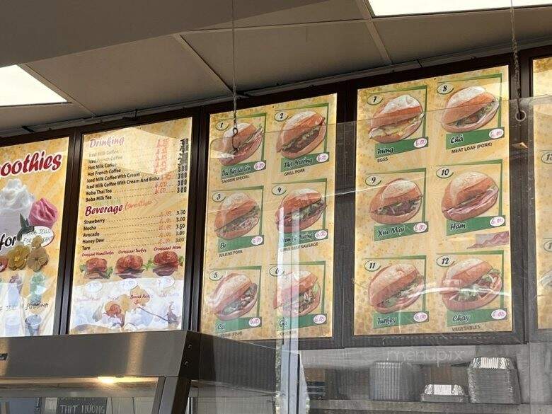 Saigon Sandwich & Bakery - San Gabriel, CA menu_pic