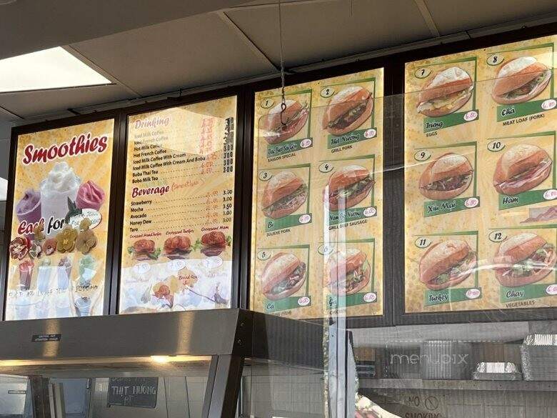 Saigon Sandwich & Bakery - San Gabriel, CA menu_pic