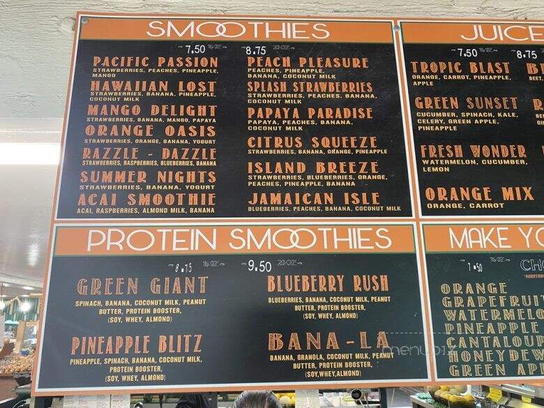 Salad Bar - Los Angeles, CA menu_pic