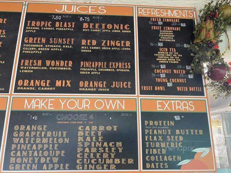 Salad Bar - Los Angeles, CA menu_pic