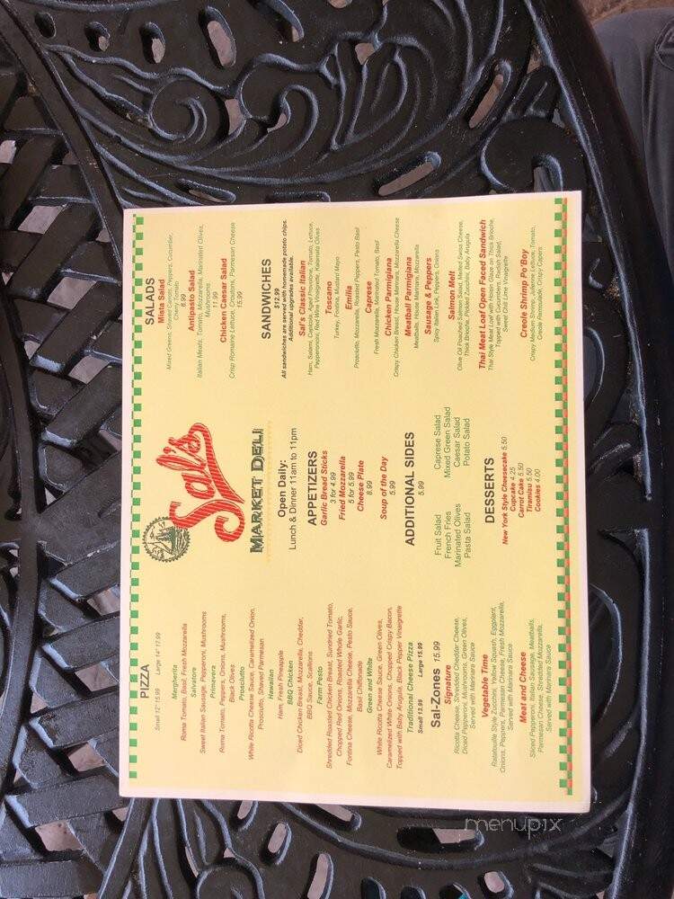 Sal's Market Deli - Orlando, FL menu_pic