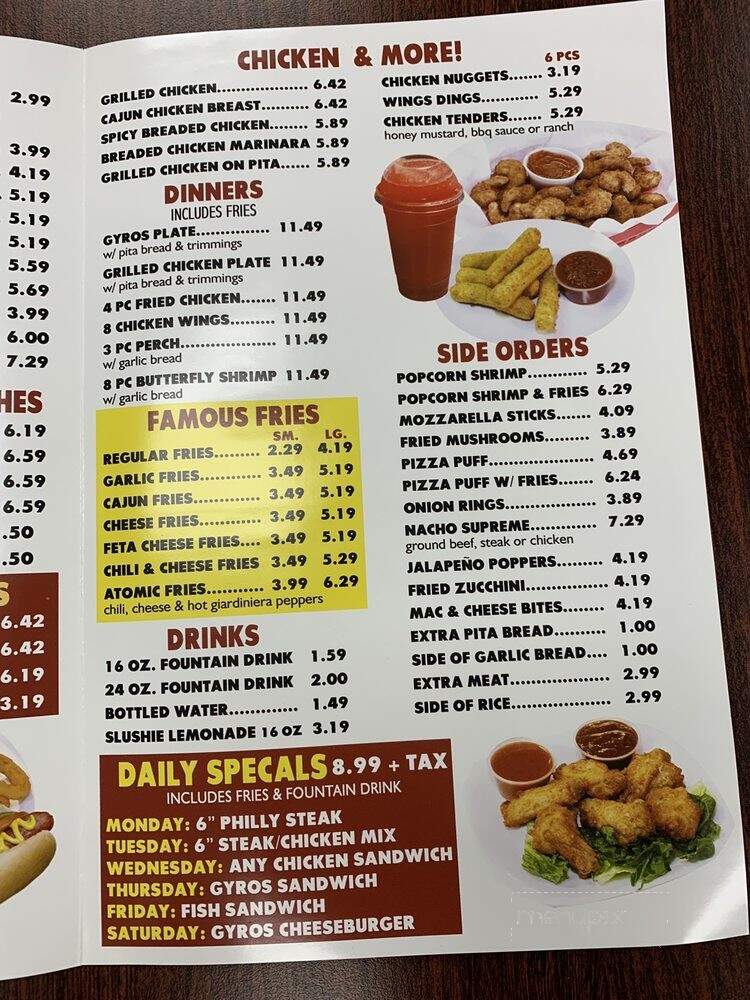 Sal's Philly Steaks - Hickory Hills, IL menu_pic