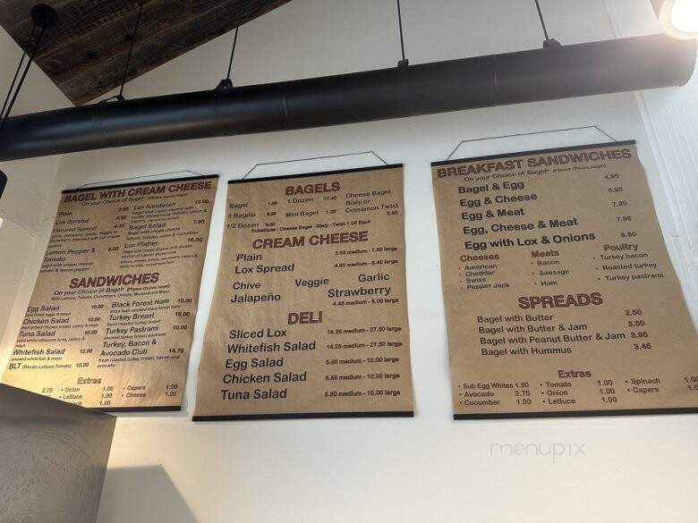Sam's Bagel's - Santa Monica, CA menu_pic
