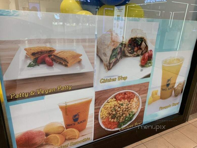 Sam's Juices - Toronto, ON menu_pic