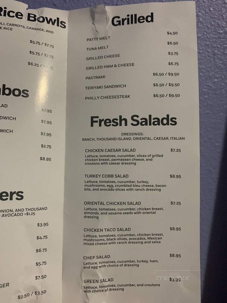 Sandwiches Unlimited - Huntington Beach, CA menu_pic