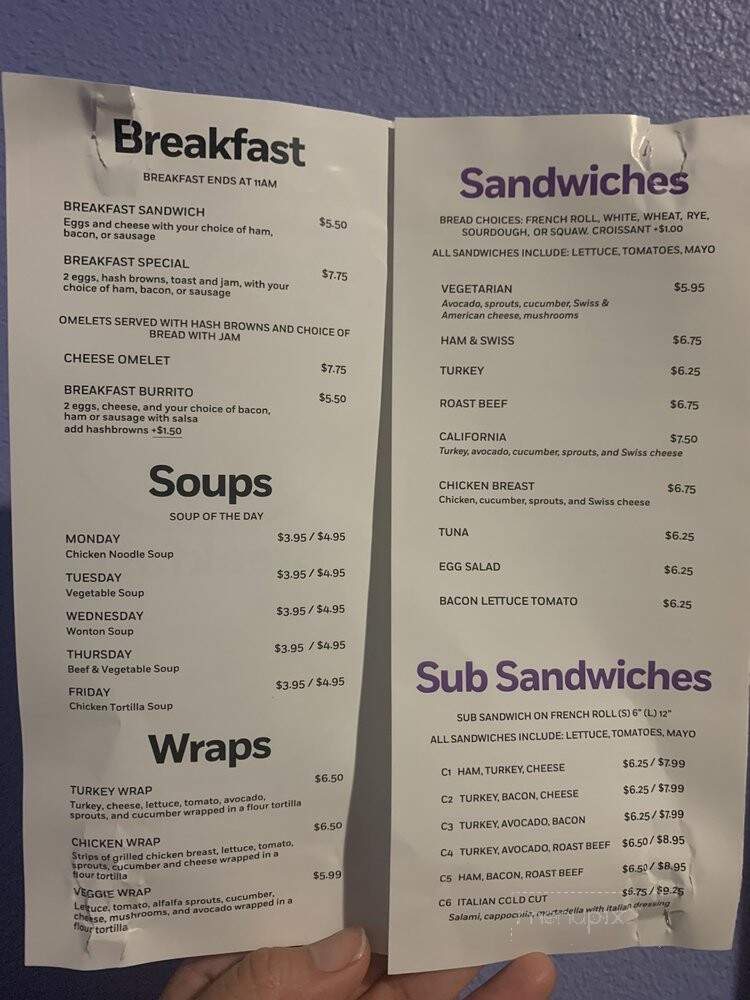 Sandwiches Unlimited - Huntington Beach, CA menu_pic
