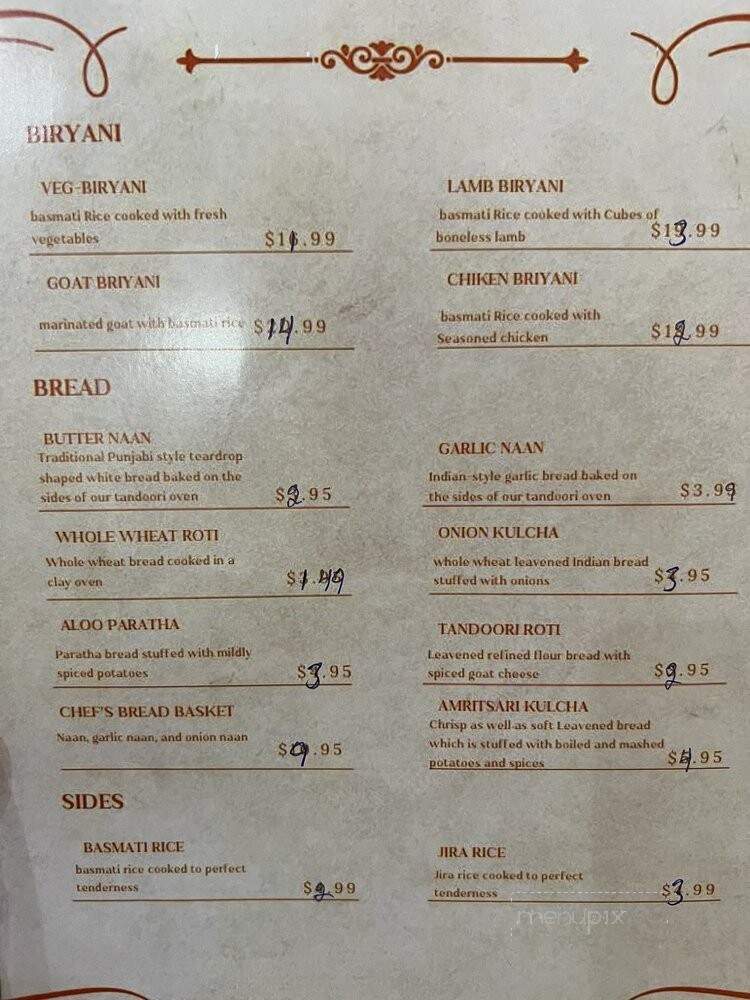 Sanjab Punjab Foods - Antelope, CA menu_pic