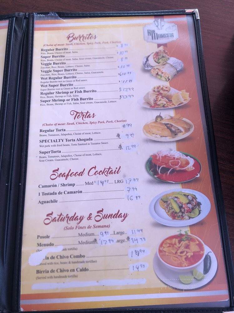 Taqueria San Marcos - Hayward, CA menu_pic