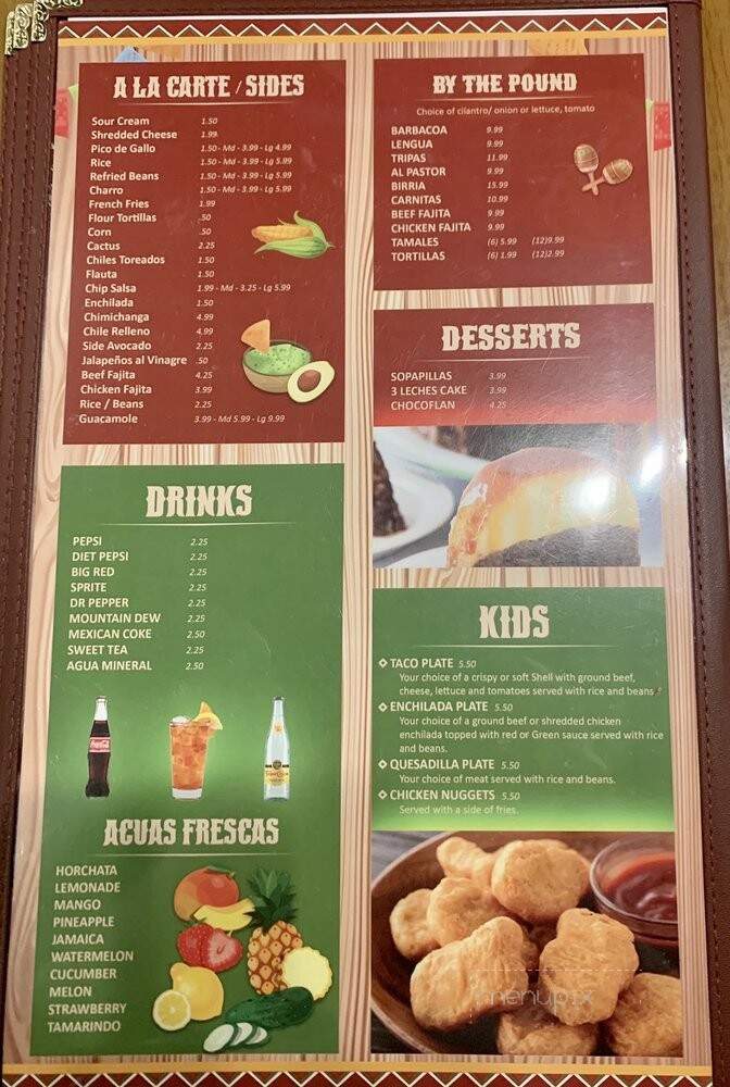 San Miguel Mexican Restaurant - Sewell, NJ menu_pic