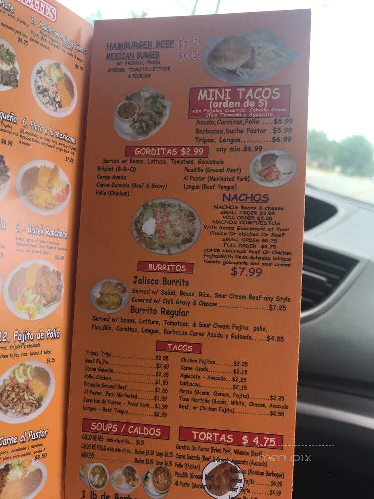 Santos Cafe - San Antonio, TX menu_pic